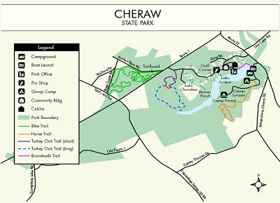 Lake Juniper - Cheraw State Park - Chesterfield County