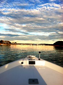 Lake Hartwell - Western border between Georgia and South Carolina