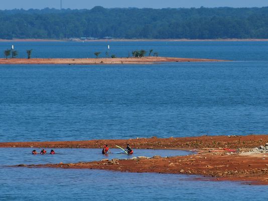 Lake Hartwell - Western border between Georgia and South Carolina