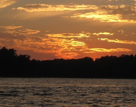 Lake Hartwell - Western border between Georgia and South Carolina