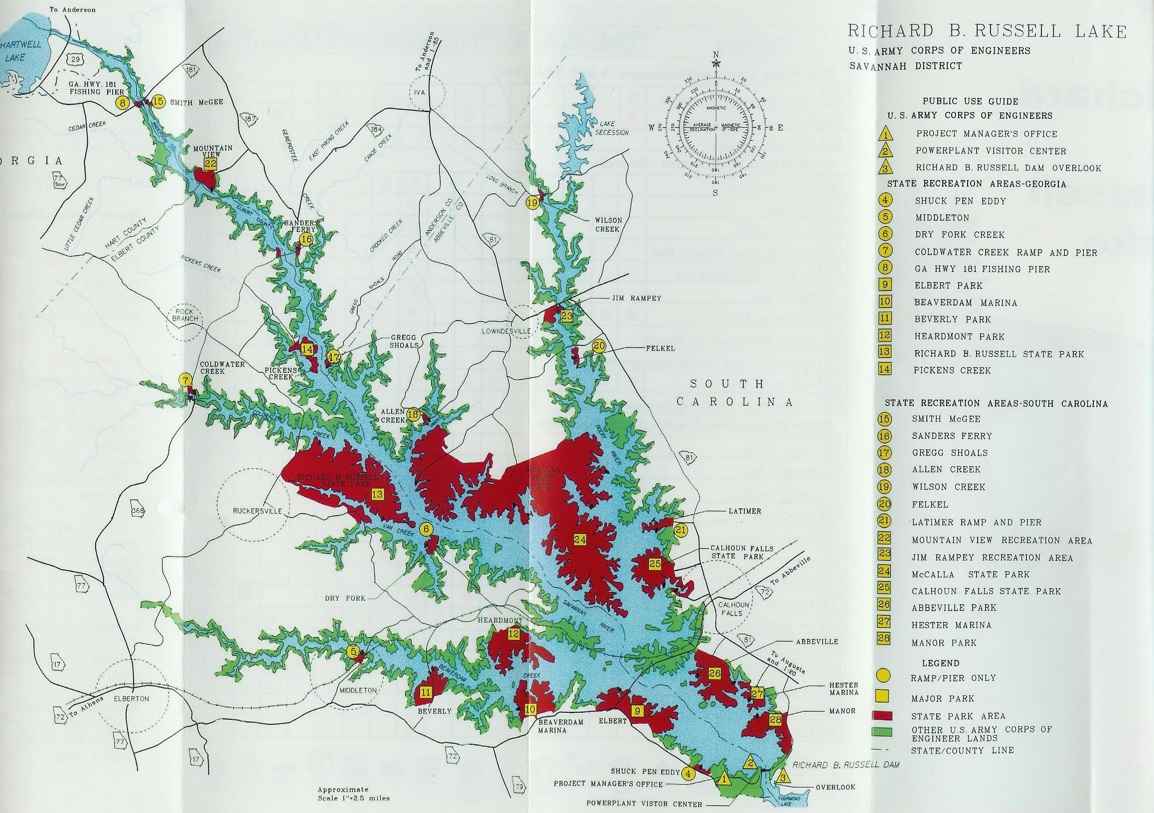 Lake Russell - US Army Corps of Engineers