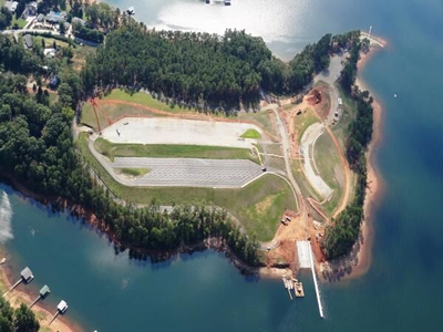 Lake Hartwell - Western border between Georgia and South Carolina