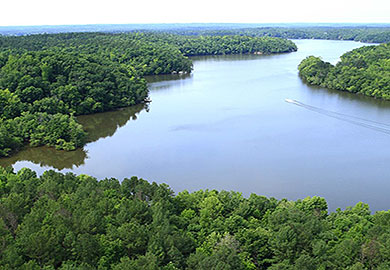 Lake Wateree - Eastern part of South Carolina