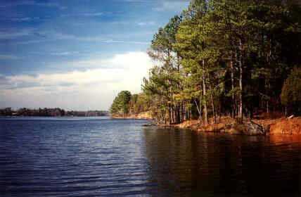 Lake Wateree - Eastern part of South Carolina