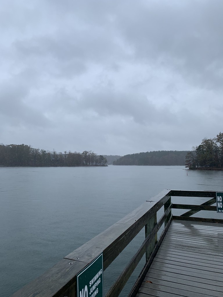 Clear water of Lake Keowee, South Carolina
