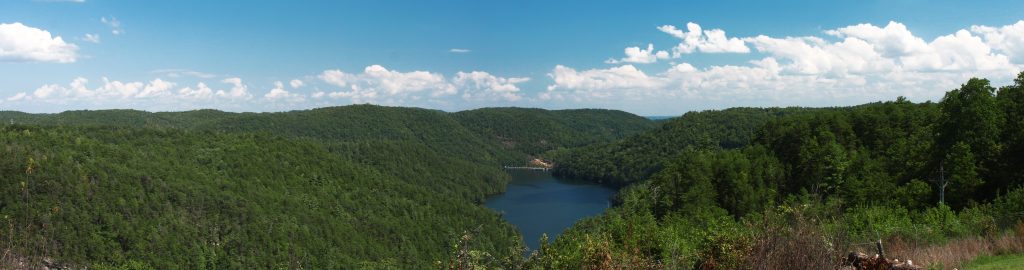 Lake Yonah and the Georgia Power station on the Tugaloo River